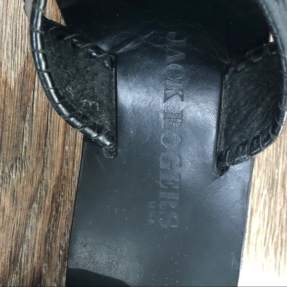 Jack Rogers Black Sandals, Sz 8 - Picture 5 of 5